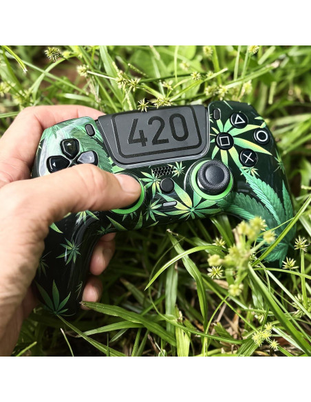 Controlador Inalámbrico Personalizado ModdedZone 420 Negro PS5 Controlador Inalámbrico Personalizado ModdedZone 420 Negro PS5