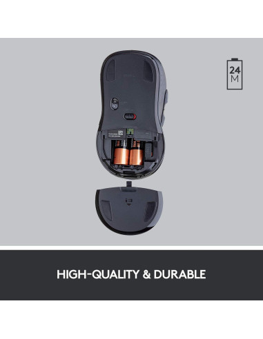 Ratón Inalámbrico Logitech M510 Rojo - Ergonomía y Control