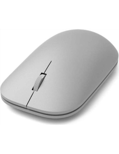 Ratón Inalámbrico Microsoft Moderno Plata, Diseño Ambidiestro