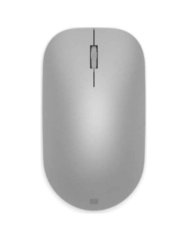 Ratón Inalámbrico Microsoft Moderno Plata, Diseño Ambidiestro