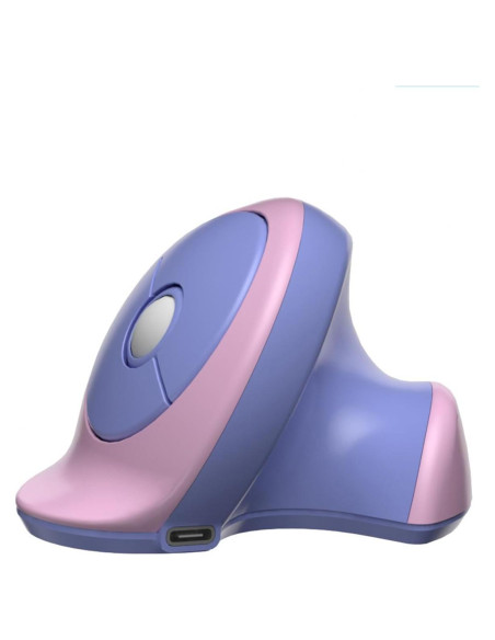 Ratón Ergonómico Inalámbrico KUYHRF Mini Púrpura - Recargable Ratón Ergonómico Inalámbrico KUYHRF Mini Púrpura - Recargable