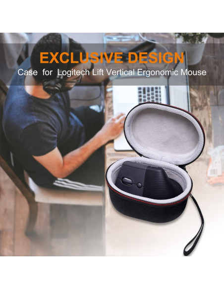 Funda LTGEM para Ratón Vertical Ergonómico Logitech Lift Funda LTGEM para Ratón Vertical Ergonómico Logitech Lift