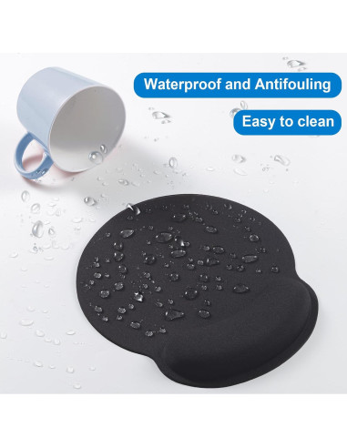 Almohadilla Ergonómica Leolee para Ratón y Teclado 2 Pcs