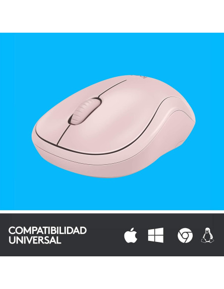 Ratón Inalámbrico Silencioso Logitech M220 - 1000 DPI, Blanco Ratón Inalámbrico Silencioso Logitech M220 - 1000 DPI, Blanco