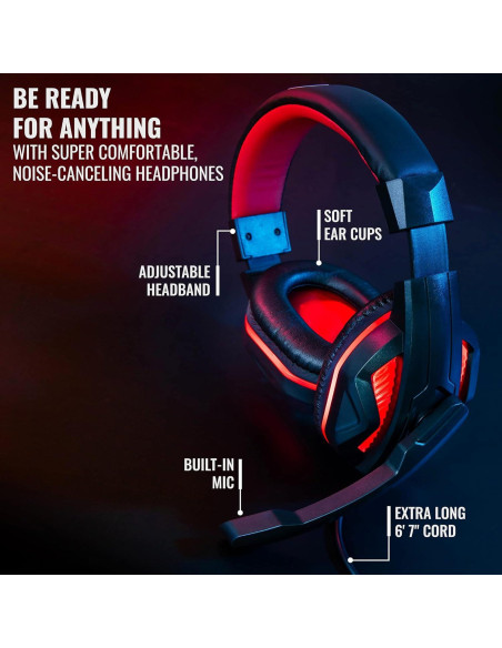 Kit de Accesorios para Juegos Ritz Gear Rojo 4 en 1 USB Kit de Accesorios para Juegos Ritz Gear Rojo 4 en 1 USB