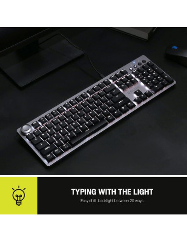 Combo Teclado Mecánico y Ratón Ergonómico DeLUX RGB