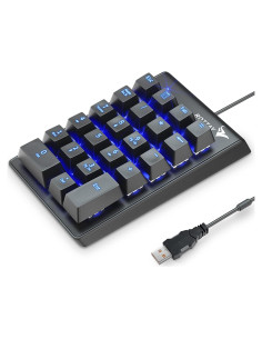 Teclado Numérico Mecánico Rottay TH-keypad USB Retroiluminado Azul