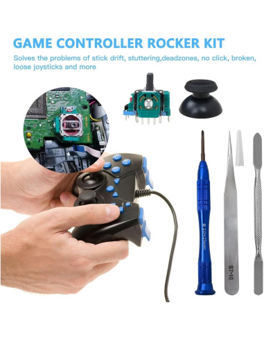 Reemplazo Joystick 3D GRABOTE para Controlador PS5/PS4/Xbox