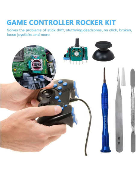 Reemplazo Joystick 3D GRABOTE para Controlador PS5/PS4/Xbox Reemplazo Joystick 3D GRABOTE para Controlador PS5/PS4/Xbox