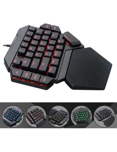 Teclado mecánico RGB Joyzan de 35 teclas para juegos USB
