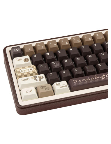 Conjunto de Teclas PBT JOLINTAL 130 Teclas Gato Café Cherry