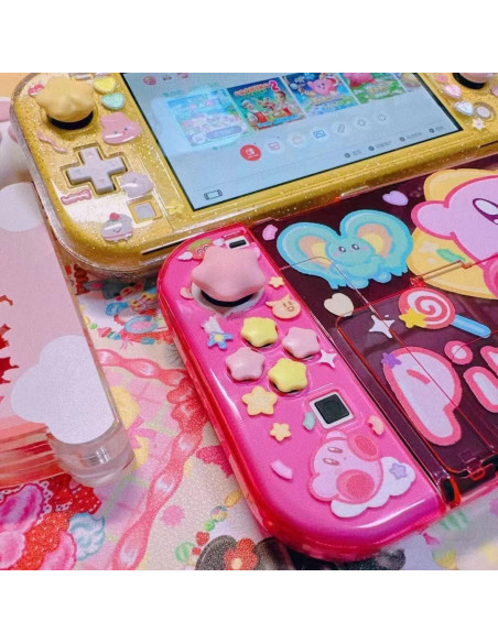 Agarradores para Pulgar Rosa Nintendo Switch y Switch OLED Agarradores para Pulgar Rosa Nintendo Switch y Switch OLED