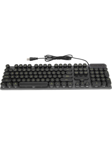 Teclado Mecánico Gaming Ciciglow Blanco Punk 104 Teclas USB