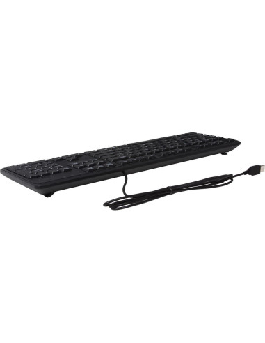 Teclado Ergonómico USB Dell KB212-B 104 Teclas Silenciosas