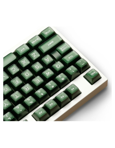Teclado Mecánico 142 Teclas PBT REDQIN Jade Esmeralda RSA