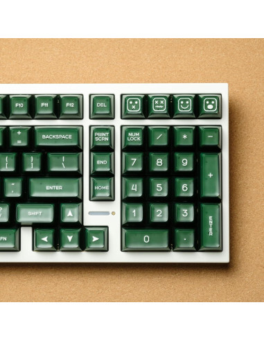 Teclado Mecánico 142 Teclas PBT REDQIN Jade Esmeralda RSA