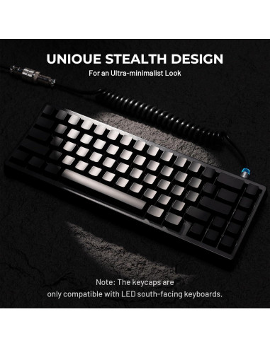 Conjunto de 118 Teclas Mecánicas HITIME Stealth - Negro