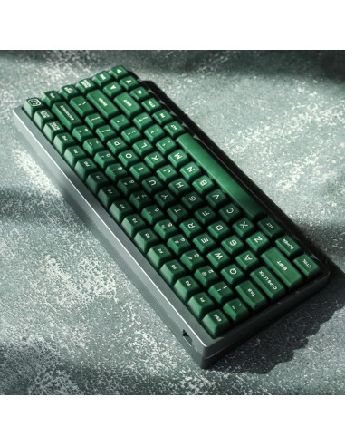 Teclado Mecánico 142 Teclas PBT REDQIN Jade Esmeralda RSA
