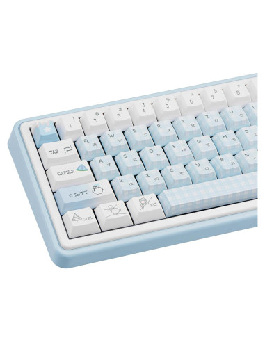 Juego de Teclas PBT COOMICKEY 145 Teclas Azul Invierno