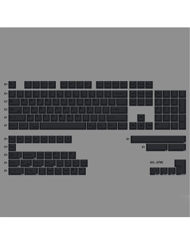Juego de Teclas PBT Mintcaps 144 Teclas Cherry ISO ANSI