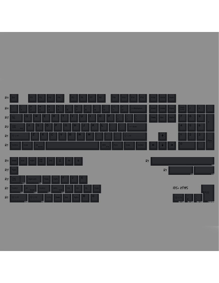 Juego de Teclas PBT Mintcaps 144 Teclas Cherry ISO ANSI Juego de Teclas PBT Mintcaps 144 Teclas Cherry ISO ANSI