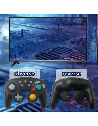 Controlador Inalámbrico USonline911 para Nintendo Switch - Negro