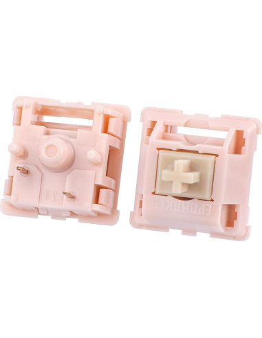 Interruptores Silenciosos EPOMAKER Nude Rosa 40gf 35 PCS