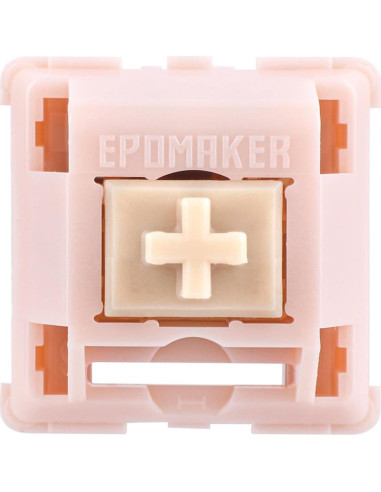 Interruptores Silenciosos EPOMAKER Nude Rosa 40gf 35 PCS