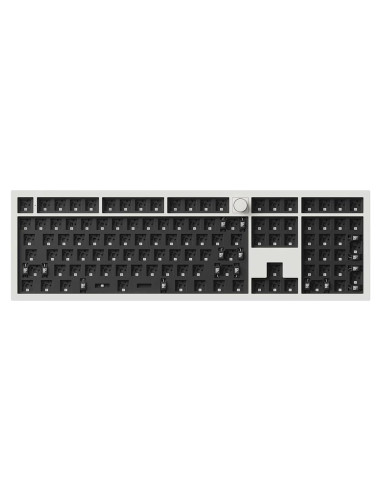 Teclado Mecánico Inalámbrico Keychron Q6 Max Barebone RGB - Blanco