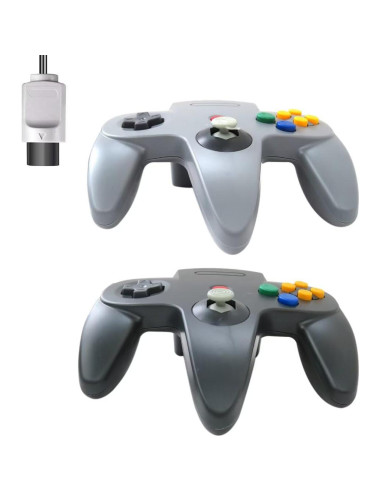 Controlador USB con Cable USonline911 para Nintendo 64 - 2 Pack