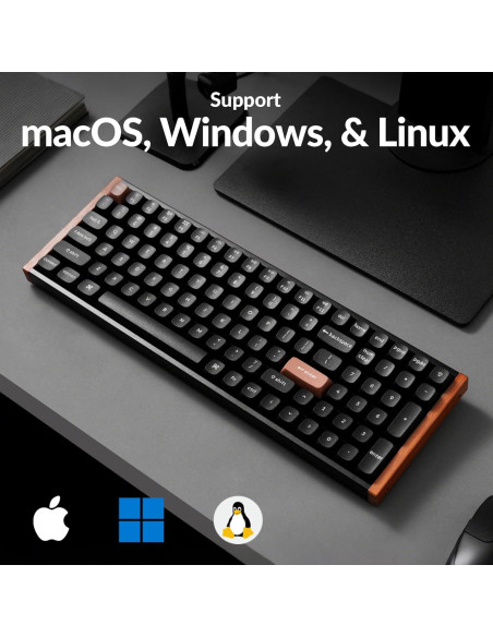 Teclado Inalámbrico RGB Keychron K4 HE 96% Gateron Magnético Teclado Inalámbrico RGB Keychron K4 HE 96% Gateron Magnético