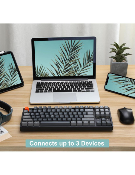 Teclado Mecánico Inalámbrico Keychron K8 Tenkeyless RGB 87 Teclas Teclado Mecánico Inalámbrico Keychron K8 Tenkeyless RGB 87 Teclas