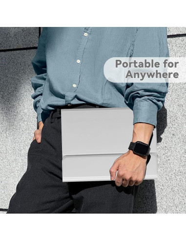 Funda de Teclado TQQ para iPad Pro 11" M4 2024 - Gris
