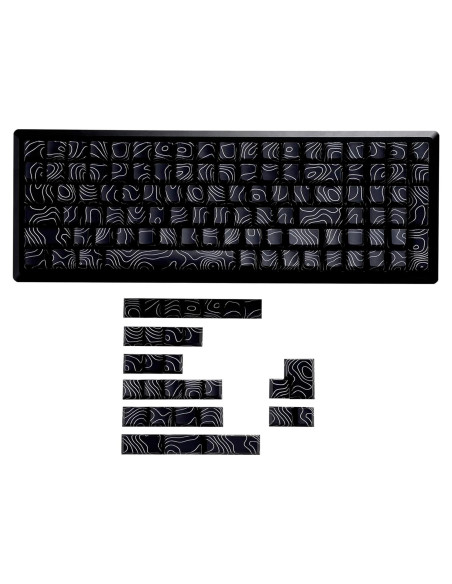 YMDK Teclado Mecánico Conjunto de Teclas PBT Cherry Contour 130 pcs YMDK Teclado Mecánico Conjunto de Teclas PBT Cherry Contour 130 pcs