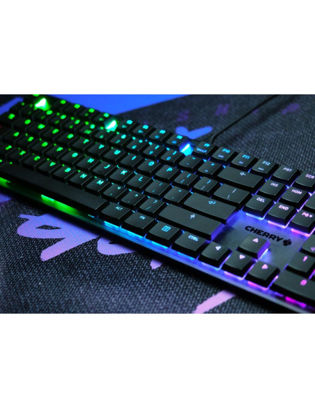 Teclado Mecánico Cherry MX 10.0N RGB Ultra Delgado Teclado Mecánico Cherry MX 10.0N RGB Ultra Delgado