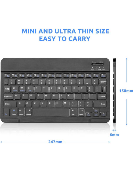 Teclado Bluetooth Portátil EVACH para iPad 10 Generación Teclado Bluetooth Portátil EVACH para iPad 10 Generación