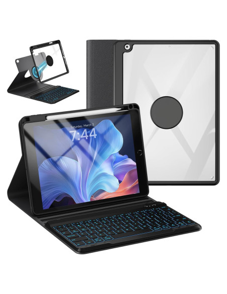 Funda Teclado Inalámbrico OYEEICE para iPad 9.7" 6ta Gen - Negro Funda Teclado Inalámbrico OYEEICE para iPad 9.7" 6ta Gen - Negro