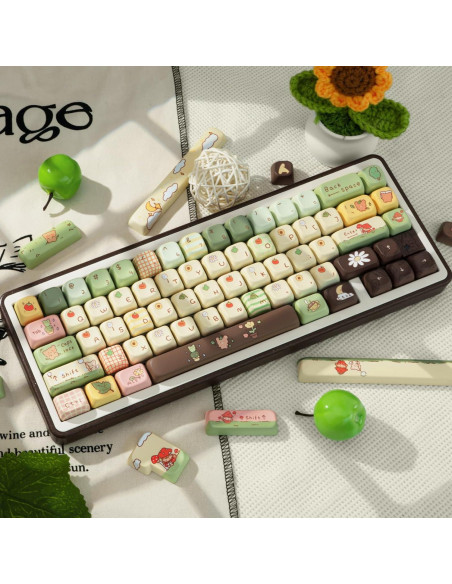 Juego de Teclas PBT Gruesas COOMICKEY 149 Teclas Perfil FOA Juego de Teclas PBT Gruesas COOMICKEY 149 Teclas Perfil FOA