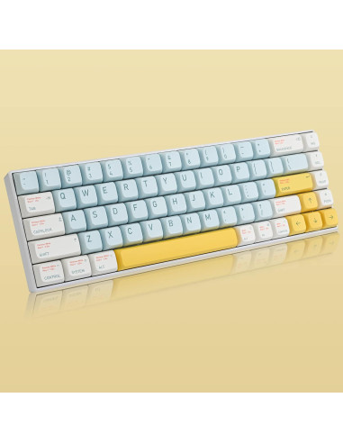 Keycaps PBT XDA Surmen 136 Teclas para Teclado Mecánico Cielo