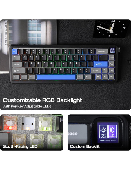 Teclado Inalámbrico EPOMAKER HE65 Magnético 8000mAh Negro Teclado Inalámbrico EPOMAKER HE65 Magnético 8000mAh Negro