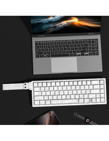 Correa Personalizada para Teclado Womier Blanco-T 15cm
