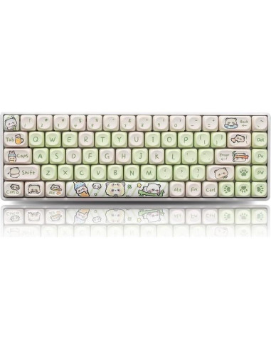 Conjunto de Teclas PBT Verde Panda 140 Teclas MOA JOLINTAL