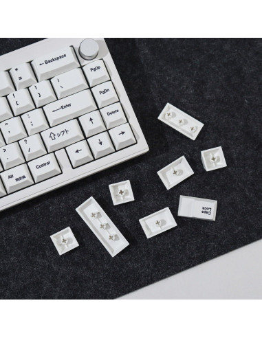 Keycaps PBT Gliging 135 Teclas DYE-Sub Minimalista
