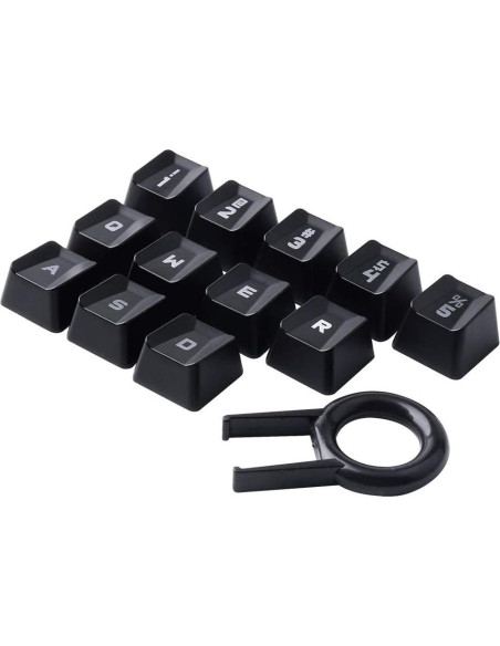 Teclas de Juego HUYUN para Teclado Mecánico Romer-G - 12 Piezas Teclas de Juego HUYUN para Teclado Mecánico Romer-G - 12 Piezas