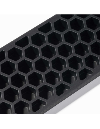 Reposa Muñecas de Silicona Keychron PR47 - Negro, 32.7 cm