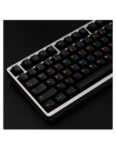 Keycaps Doubleshot Sumgsn 121 Teclas Cherry MX Negro Morado