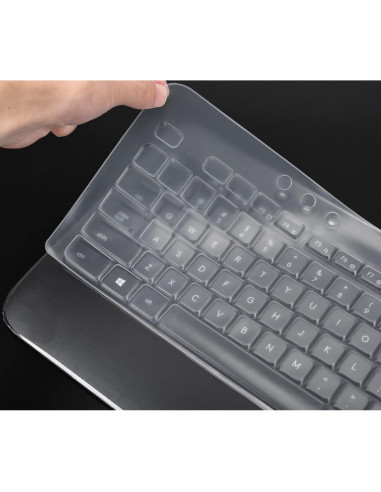 Cubierta de Teclado Logitech MK540 MK545 - Transparente, Silicona