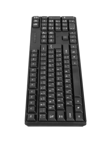 Teclado Mecánico Asixxsix MC-689 Ergonómico USB Bilingüe