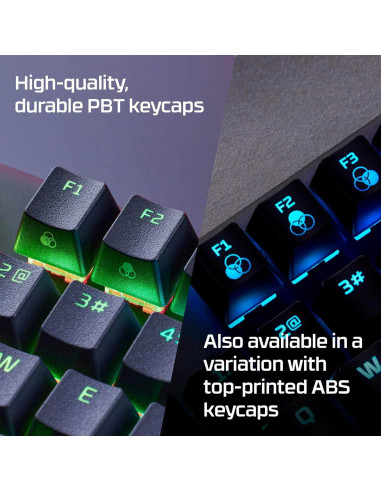 Teclado Mecánico Gaming HyperX Alloy Origins PBT RGB 0.9kg