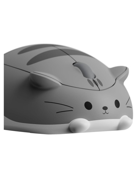 Ratón Inalámbrico para Juegos Akko Gato Gris Mimo 1200 DPI Ratón Inalámbrico para Juegos Akko Gato Gris Mimo 1200 DPI